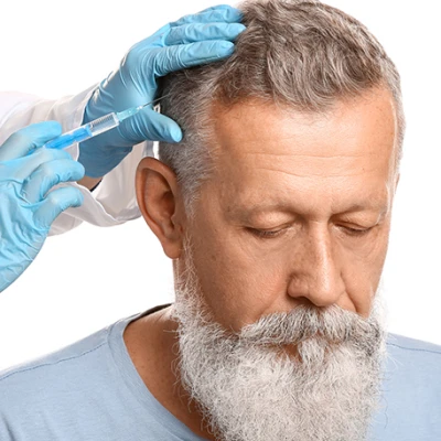 Mezoterapia owłosionej skóry głowy