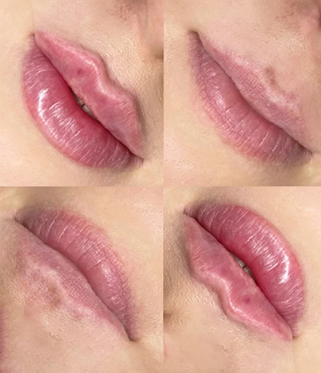 Rezultaty powiększania i modelowania ust w trakcie szkolenia